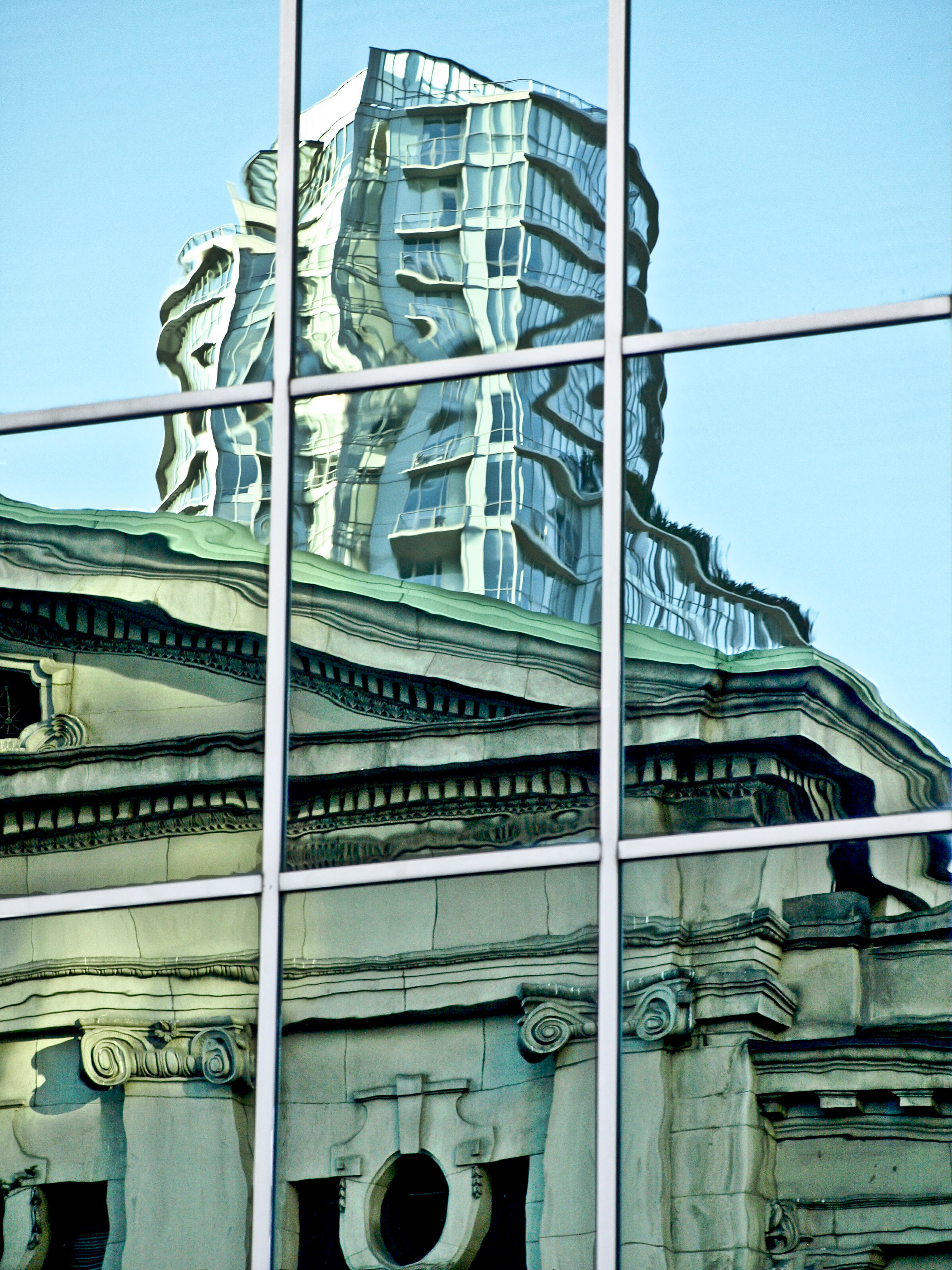 Robson Street Reflection